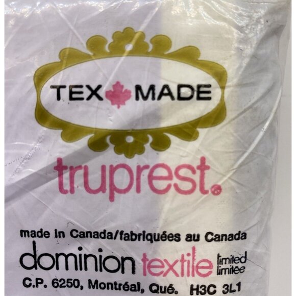 Texmade Labyrinth Truprest Set of 2 Pillow Cases Geometric Links 1970s Purple - Picture 8 of 12